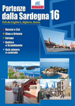 Partenze dalla Sardegna