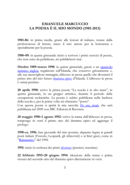 Cronologia bio-bibliografica