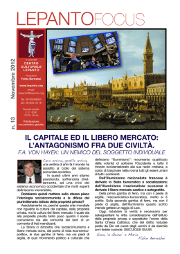 legga qui il lepanto focus 13