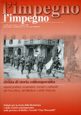 Incontri di storia contemporanea - Istituto per la storia della Resistenza