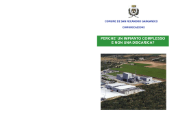Brochure impianto - Home Page • San Nicandro Garganico