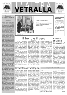L`Altra Vetralla N. 1 - FEBBRAIO 2001