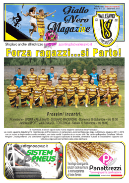 negozi.ﬂﬂeﬂi i - sito ufficiale Sporting Club Vallesavio Calcio