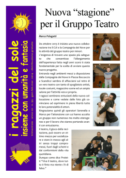 Trimestrale numero 095 - C.U.I. I ragazzi del Sole