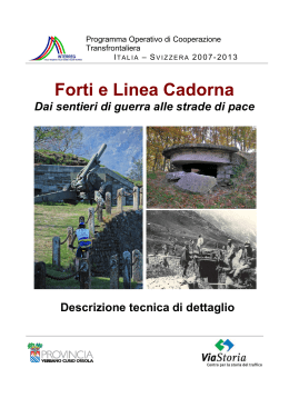 Forti e Linea Cadorna - Fortificazioni Ticinesi