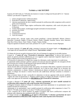 Verbale n - Istituto Comprensivo Statale "Antonio Gramsci"