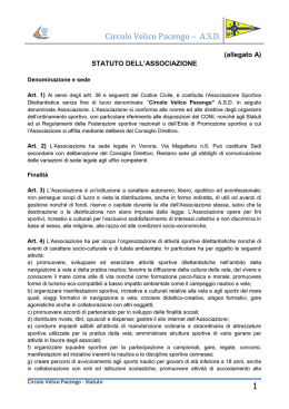 Statuto C.V.P. - circolo velico pacengo