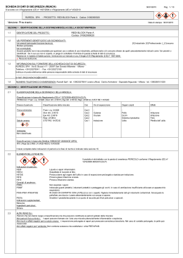 Redi Block (A+B) scheda di sicurezza clp it