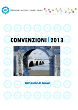 convenzioni 2013