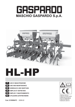 Istruzioni HL-HP 2007-12 (G19500473) IT-EN-DE-FR-ES