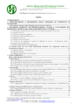 Indice - Azienda Ospedaliero