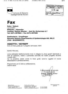 Un`estate da brivido. Un po` di fresco in un`estate torrida