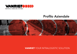 Scarica il profilo aziendale di VanRiet!