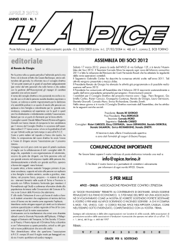 Aprile 2012 - Associazione Piemontese contro l`Epilessia