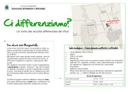 Ci differenziamo? - Comune di Borgosatollo