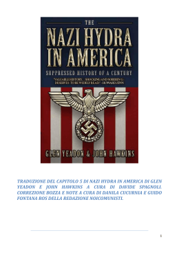 traduzione del capitolo 5 di nazi hydra in america