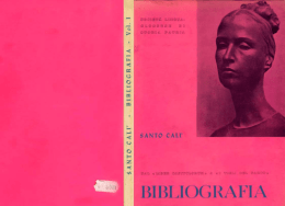 Prefazione - Santo Cal&igrave;