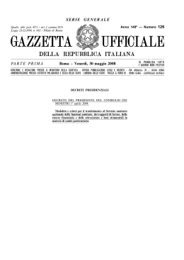 Decreto e Linee guida in Gazzetta Ufficiale