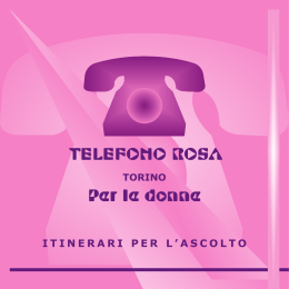 telef. ROSA rifatto - Telefono Rosa