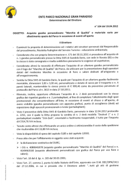 Acquisto gazebo personalizzato "Marchio di Qualità"