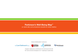 Opuscolo Parkinson`s Well-being Map