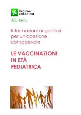 Vaccinazioni pediatriche