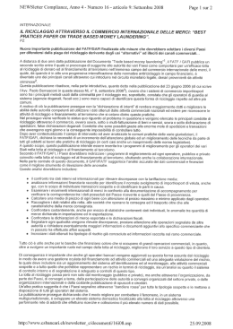 Articolo in italiano