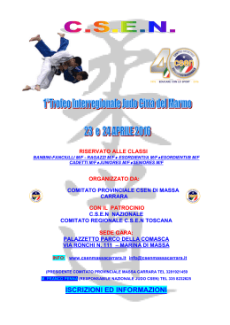 programma gara di judo trofeo citta_del marmo 2016