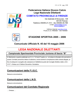 lega nazionale dilettanti - Figc