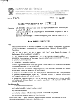 Prot.n. 41%le Pistoia. 2 2 M15. 2007