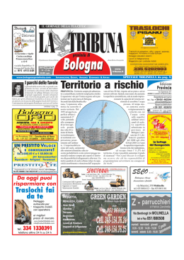 Territorio a rischio