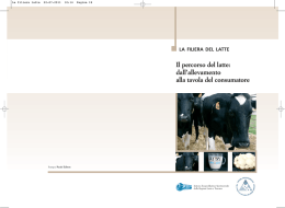 La filiera del latte