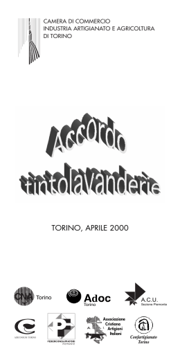 accordo - Camera di commercio di Torino