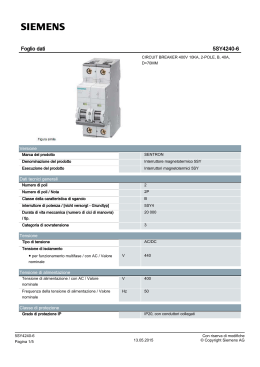 Foglio dati 5SY4240-6