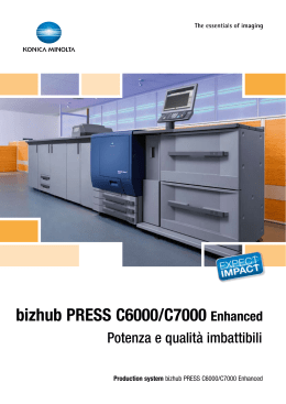 bizhub PRESS C6000/C7000 Enhanced