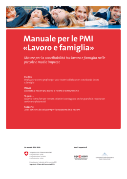 Manuale per le PMI &laquo;Lavoro e famiglia