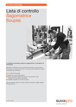Lista di controllo Sagomatrice
