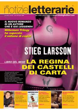 Catalogo Notizie Letterarie n. 623 Aprile 2009