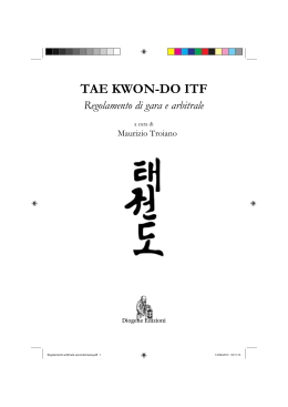 Regolamento Arbitrale - ITF Taekwon