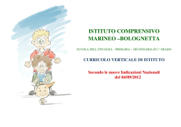 curricolo verticale di istituto