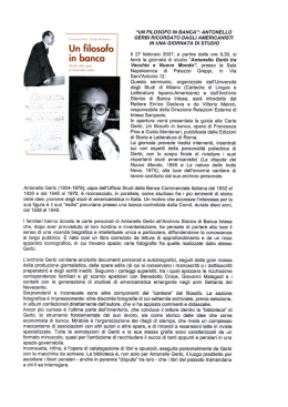 Un filosofo in banca - group.intesasanpaolo.com