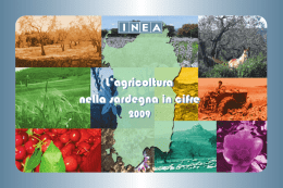 L`agricoltura nella sardegna in cifre L`agricoltura nella sardegna in