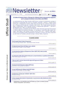 Newsletter 6/2011 US - Europa per i cittadini