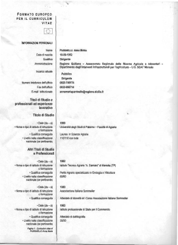 Mostra - Regione Siciliana