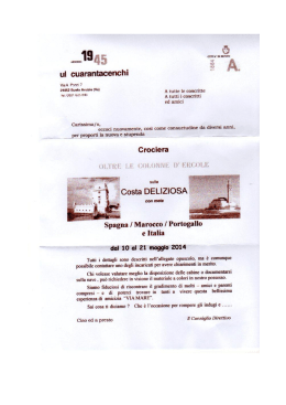 Crociera - Webcultura
