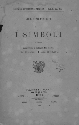 I SIMBOLI