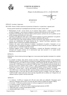 comune di sedico