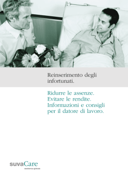 Reinserimento degli Infortunati