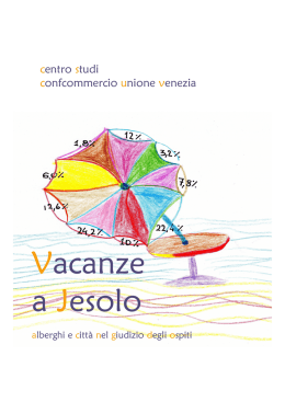 Vacanze a Jesolo - Confcommercio Unione Venezia