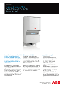 Inverter di stringa ABB - PVI-3.0_3.6_4.2-TL-OUTD - da 3 a